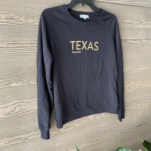 Peloton Black Long Sleeved Lightweight Sweatshirt